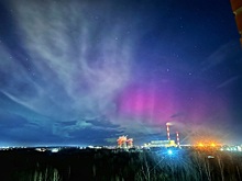 Жители Новосибирска стали свидетелями северного сияния