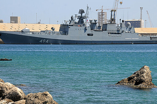 Российский фрегат "Адмирал Григорович" в ноябре посетил порт Алжира