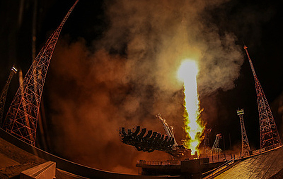 Ракета "Союз-2.1б" со вторым спутником "Арктика-М" стартовала с космодрома Байконур