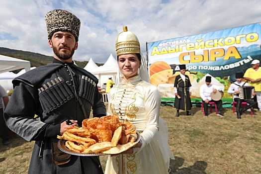 В Адыгее установили рекорд России по самому большому числу едоков сыра