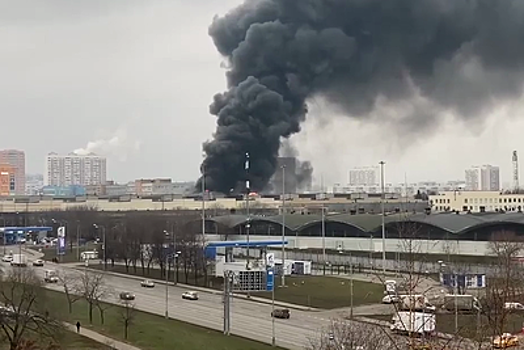 Проезд по улице Подольских Курсантов в Москве ограничили из‑за ликвидации пожара