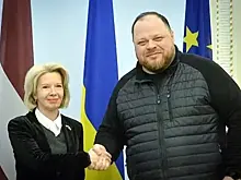 Министр обороны Латвии приехала в Киев