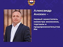 Нижегородец Александр Анохин назначен первым замминистра экономики Мордовии