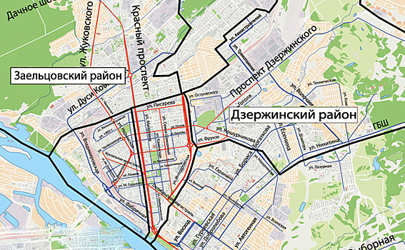 Какие улицы будут обрабатывать реагентами в Новосибирске - карта