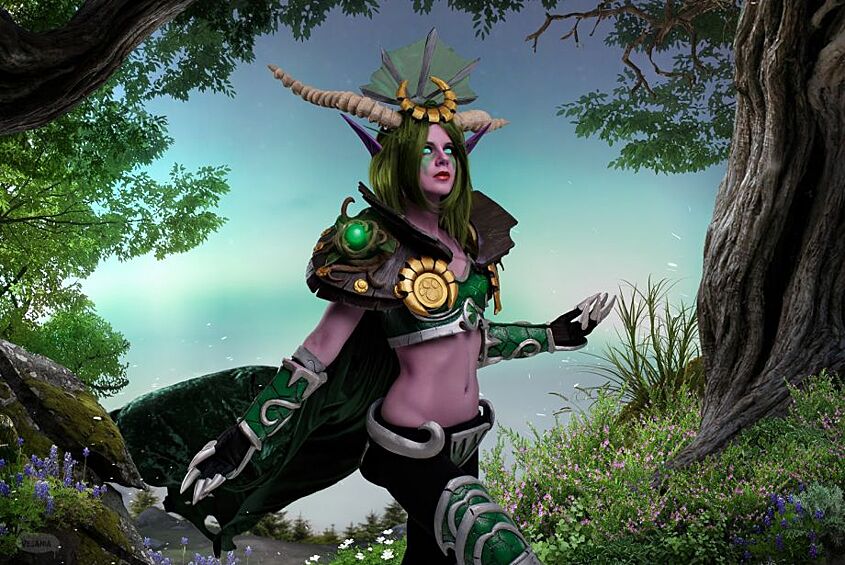 Косплей World of Warcraft, модель Aneli, фотограф VESANIA