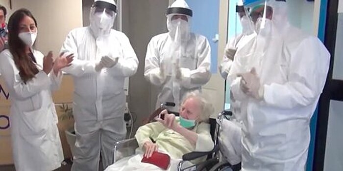 Столетняя итальянка вылечилась от коронавируса