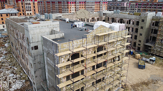 В микрорайоне «Опалиха О3» строительство школы ведется по графику