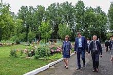 Новая детская площадка построена в Красноуфимске по просьбе многодетной Лилии Сыропятовой и по поручению губернатора