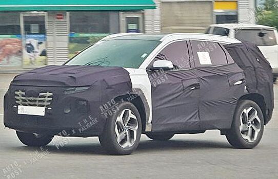 Новый Hyundai Tucson снова замечен на тестах