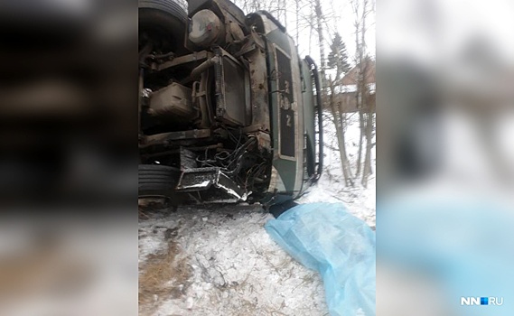 Фура улетела в кювет в Богородском районе. Водитель погиб