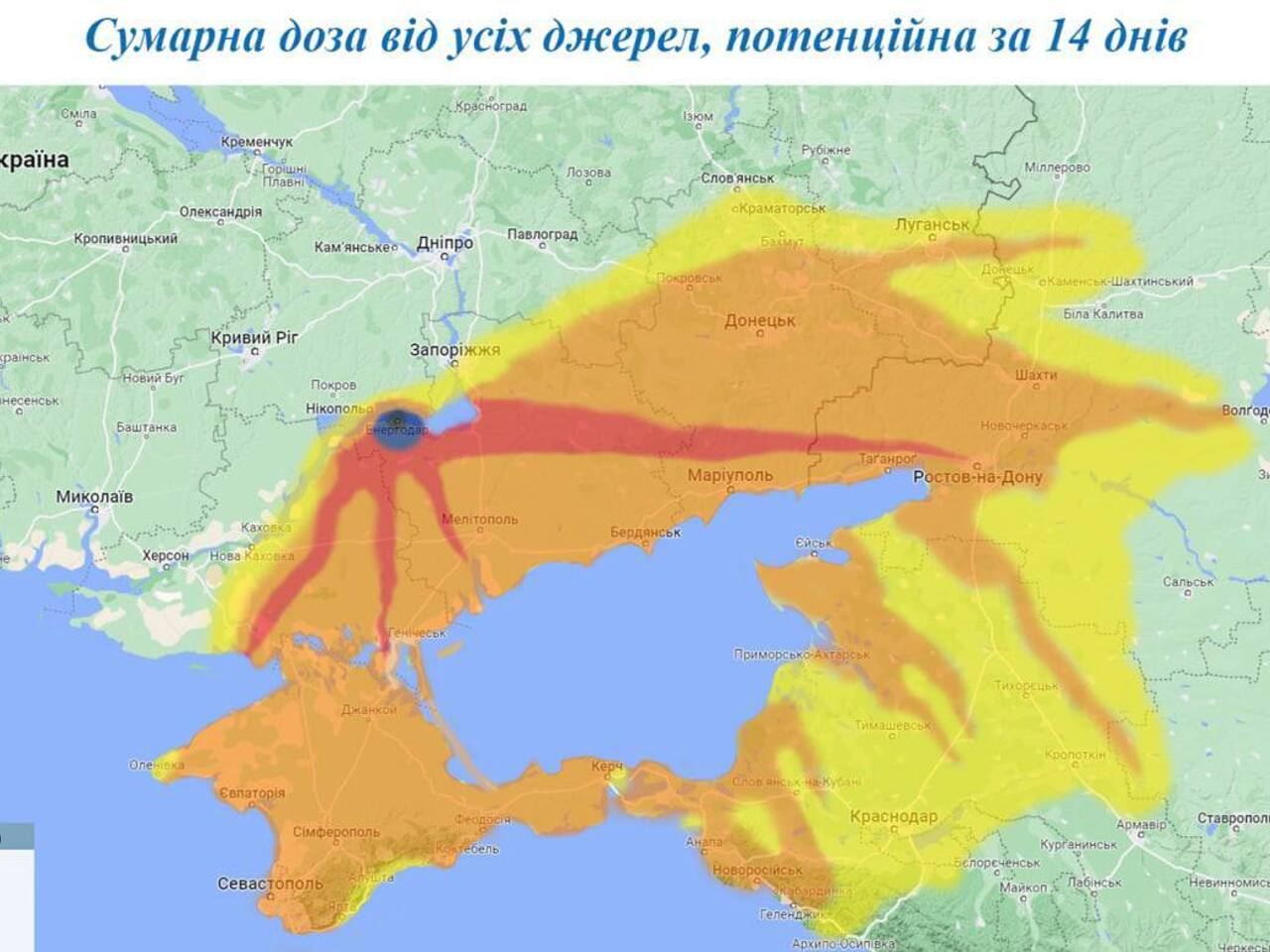 Если взорвется аэс зона поражения. Запорожская АЭС на карте Украины 2022. Запорожская атомная электростанция на карте Украины. Зона поражения Запорожской АЭС на карте.