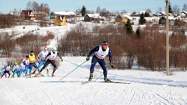 Более 250 участников собрал лыжный марафон под Харовском