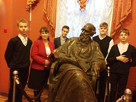 Школьники посетили Государственный музей Л.Н. Толстого