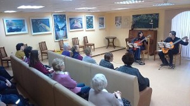 Концерт Аллы и Виталия Покровских вызвал восторг у гостей библиотеки №151