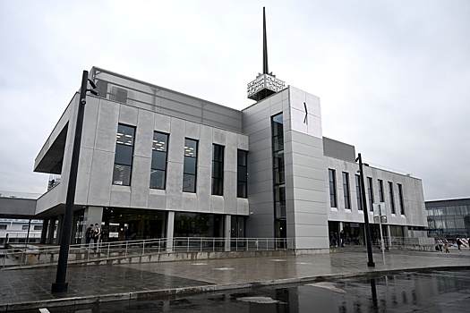 Собянин открыл обновленный речной вокзал