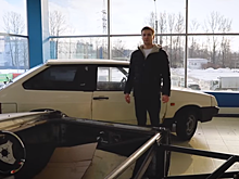 Блогер поставил на ВАЗовскую "восьмёрку" двигатель V8 3.7 от AUDI