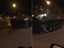 Костромичи возмущены ездой на танках по Костроме