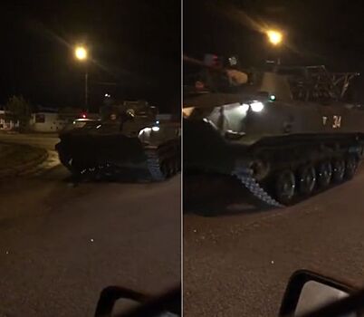 Костромичи возмущены ездой на танках по Костроме