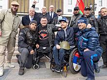 «Ночные волки» передали Музею Победы монеты для народного памятника