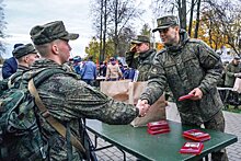 Учащиеся кадетского класса Малевской школы стали участниками двухдневного марш-броска акции «Марш кремлевских курсантов»