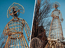 В Костроме скульптура Снегурочки напугала местных жителей