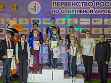 Юные кировские акробаты заняли весь пьедестал первенства России