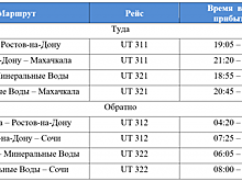 UTair запускает новые рейсы на юге России