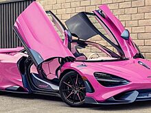 Посмотрите на очень розовый McLaren 765LT Spider из Калифорнии