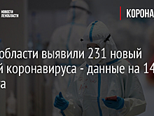 В Ленобласти выявили 231 новый случай коронавируса - данные на 14 августа
