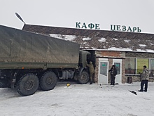 КамАЗ протаранил придорожное кафе на трассе Кемерово-Новосибирск
