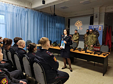 В Калужской области сотрудники полиции провели встречу для студентов