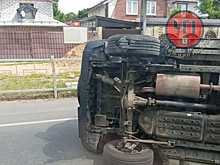 Огромная пробка образовалась в нижегородской деревне Афонино из-за ДТП