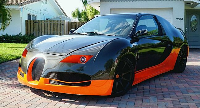 Реплику Bugatti Veyron продали втрое дешевле вложенной в неё суммы