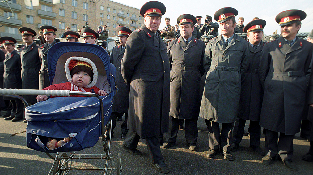 На улицах Москвы перед референдумом