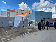В Колпино завершается строительство детской поликлиники