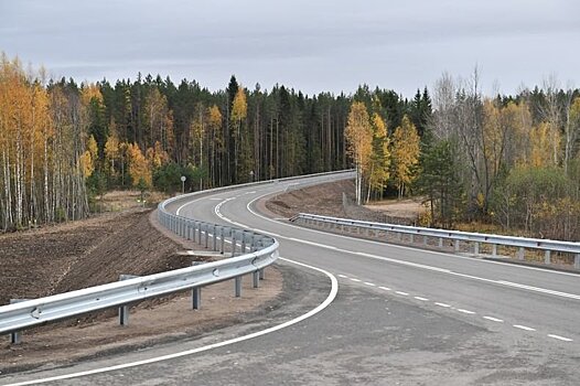 Завершена реконструкция участка дороги «Олонец-Вяртсиля»