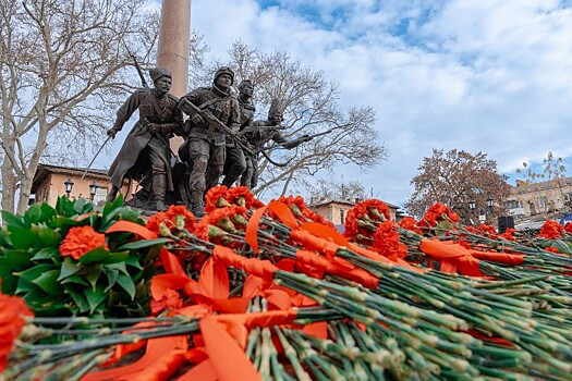 Фоторепортаж: мемориальный комплекс «Воинам Отечества – Героям России» открылся в Краснодаре