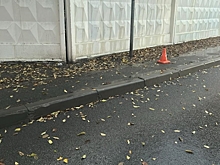 В центре Волгограда легковушка сбила пешехода на тротуаре