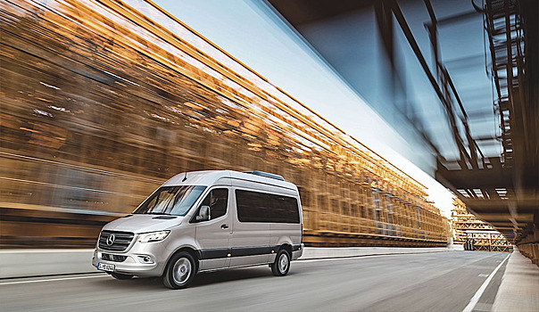 Фургон Mercedes-Benz Sprinter доступен с новой системой Wet Wiper System