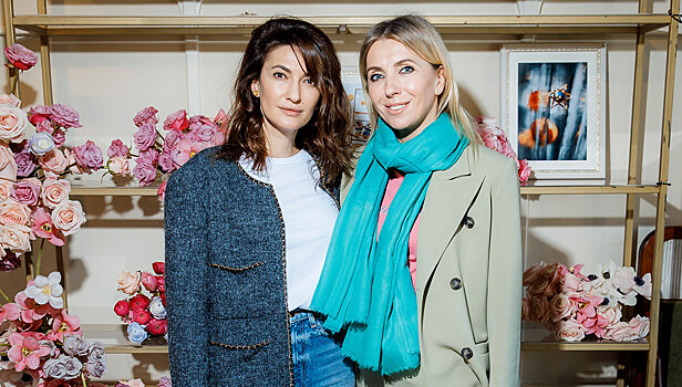 Светлана Бондарчук и Снежанна Георгиева на бранче Harper’s Bazaar и Estée Lauder