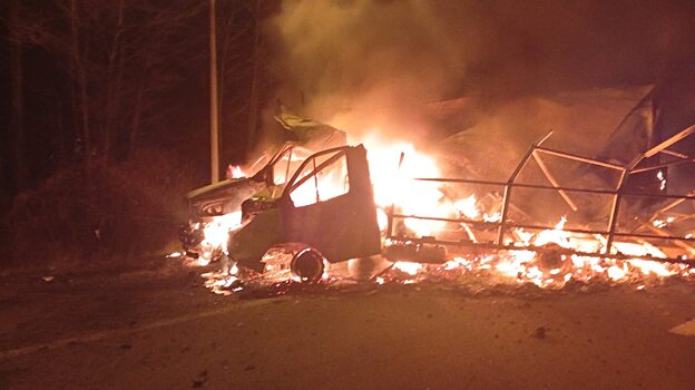 Назван возраст погибших водителей сгоревших «Газелей»