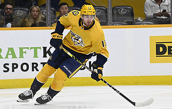 Шайба Тренина помогла "Нэшвиллу" обыграть "Вегас" в матче НХЛ