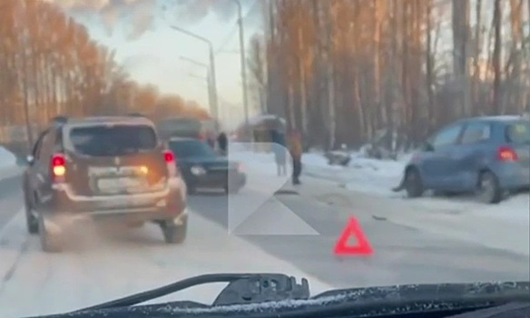 В Рязани на Ряжском шоссе произошло тройное ДТП