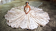 Невеста сэкономила на свадебном платье и удивила пользователей сети