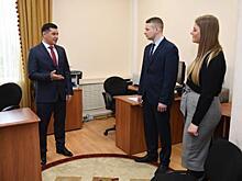 Члены Молодежного правительства ЯНАО побывали в приемной президента