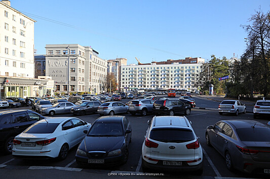 Платные парковки займут весь центр Нижнего Новгорода
