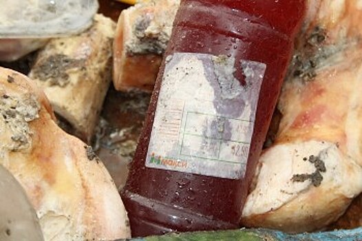 Под Череповцом нашли свалку продуктов из сгоревшего ТЦ «Макси»