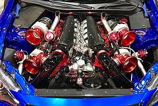 В «Тойоту» GT86 установили мотор V12 c четырьмя турбинами