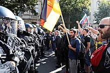 На митинге в Берлине начали скандировать «Путин!»