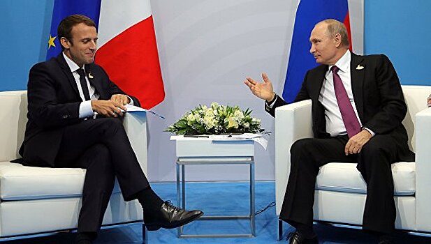 Названа дата встречи Путина и Макрона